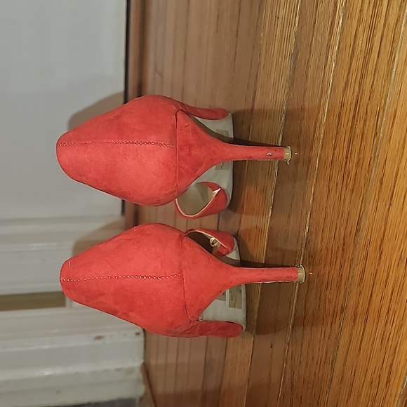 Express Red D'Orsay pumps 8.5 - Picture 6 of 8